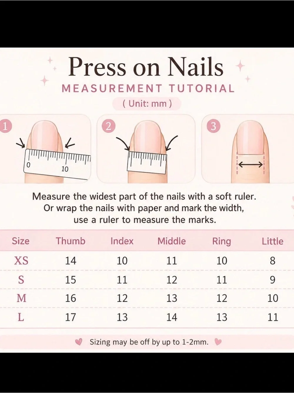 Handcrafted 3D Press-On Nails with Blue Floral Accents French tip large